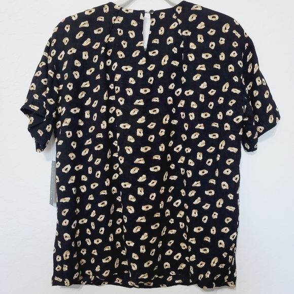 NWT Sara Michelle Black Blouse Size Small - Picture 10 of 11